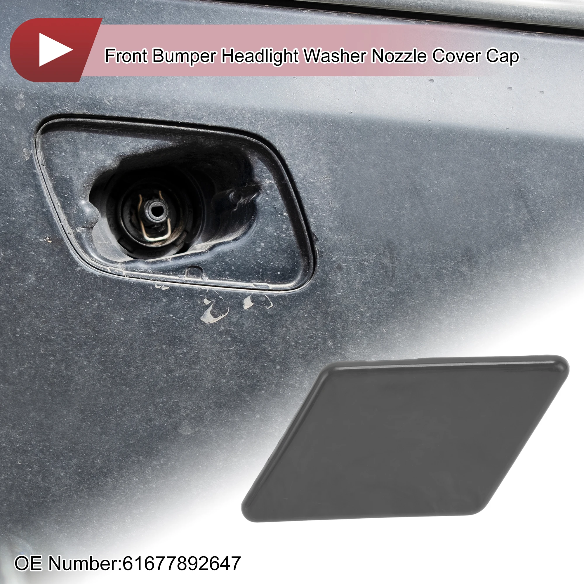 UXCELL Bumper Headlight Washer Nozzle Cover Cap No.61677892647 for BMW 328i Unpainted
UXCELL Bumper Headlight Washer Nozzle Cover Cap No.61677892647 for BMW 328i Unpainted