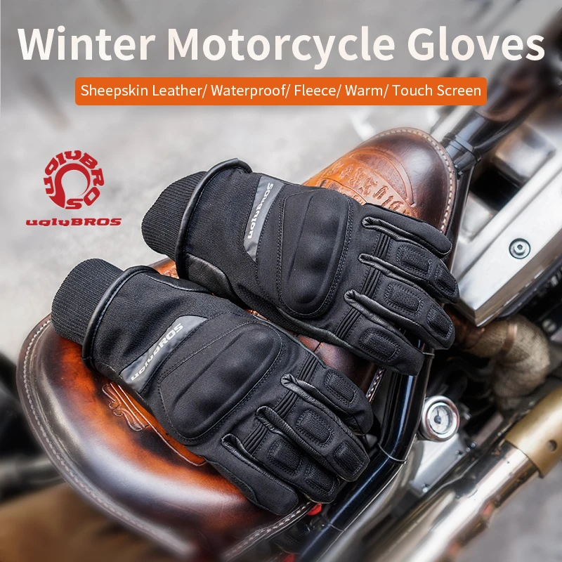 UGLYBROS Winter Motorcycle Gloves for Men Women Windproof Shockproof Vintage Moto Gloves Motocross Gloves Racing Guantes Moto
UGLYBROS Winter Motorcycle Gloves for Men Women Windproof Shockproof Vintage Moto Gloves Motocross Gloves Racing Guantes Moto
