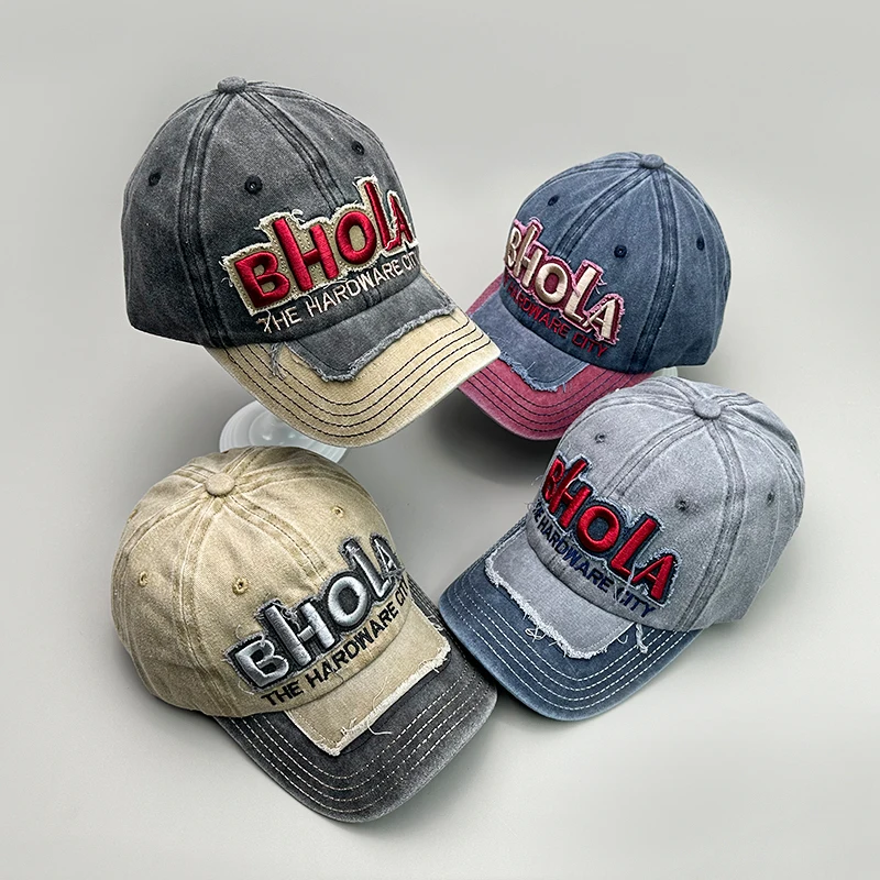 American Vintage Men Women Baseball Hats Cotton Contrasting Colors Snapback Caps Perforated Cowboy Splicing Letters Versatile
American Vintage Men Women Baseball Hats Cotton Contrasting Colors Snapback Caps Perforated Cowboy Splicing Letters Versatile