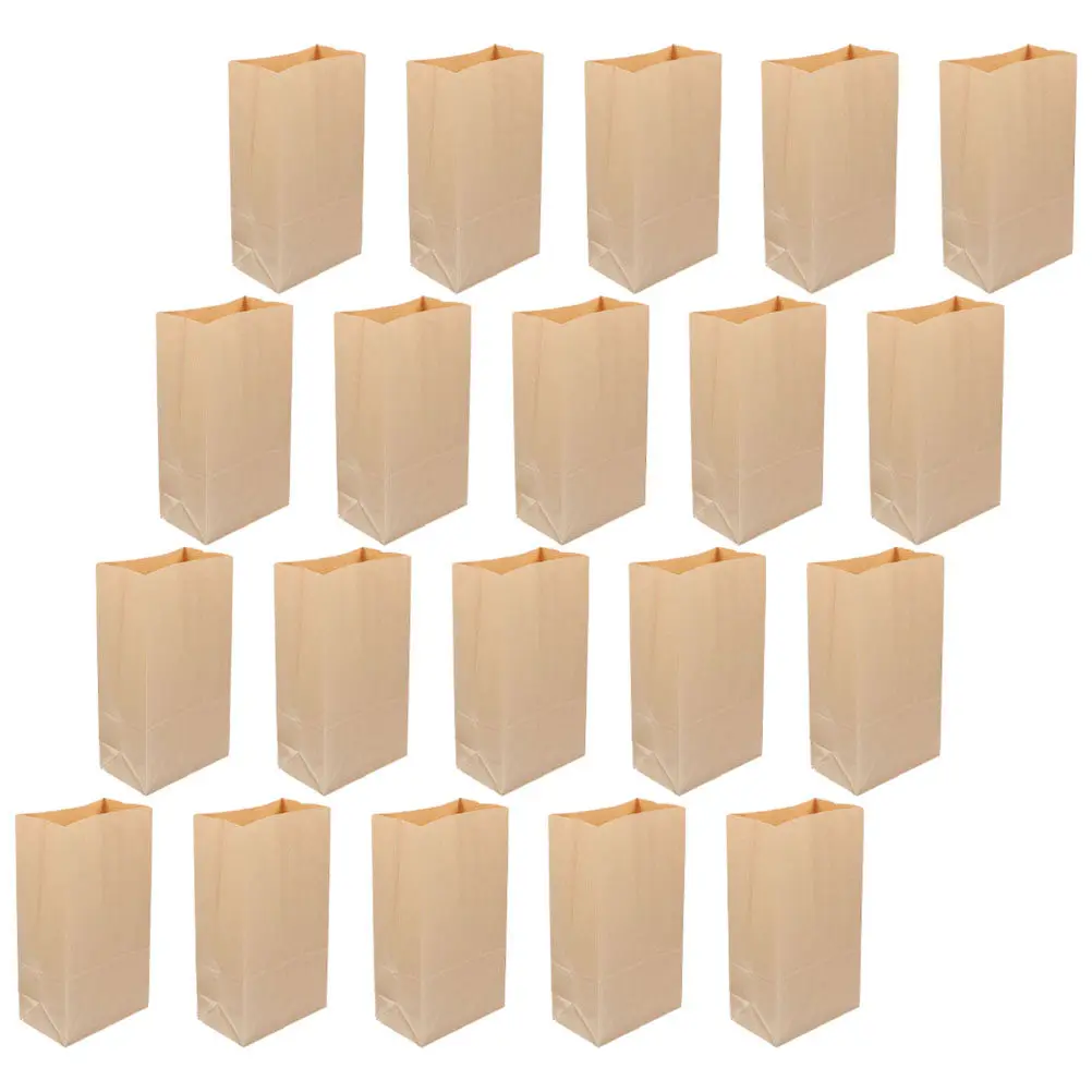 20Pcs Paper Oilproof Bakery Bags Kraft Bread Packing Bags Brown Snack Lunch Treats Packaging Paper Sandwiches Bag
20Pcs Paper Oilproof Bakery Bags Kraft Bread Packing Bags Brown Snack Lunch Treats Packaging Paper Sandwiches Bag