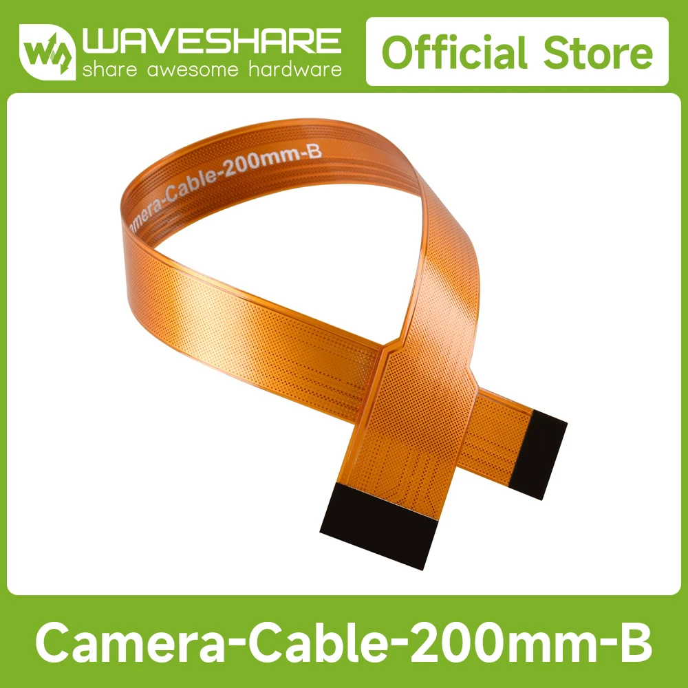 Waveshare CSI FPC Flexible Cable (B) For Raspberry Pi 5, 22PIN To 15PIN, Options For 200 / 300 / 500mm, Suitable For CSI Cameras
Waveshare CSI FPC Flexible Cable (B) For Raspberry Pi 5, 22PIN To 15PIN, Options For 200 / 300 / 500mm, Suitable For CSI Cameras