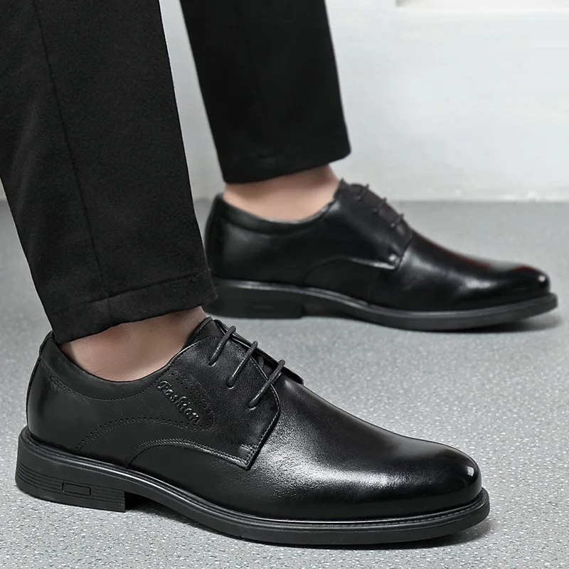 Men Shoes Cowhide Business Dress Leather Shoes Men's Fashion Leather Man Shoes
Men Shoes Cowhide Business Dress Leather Shoes Men's Fashion Leather Man Shoes