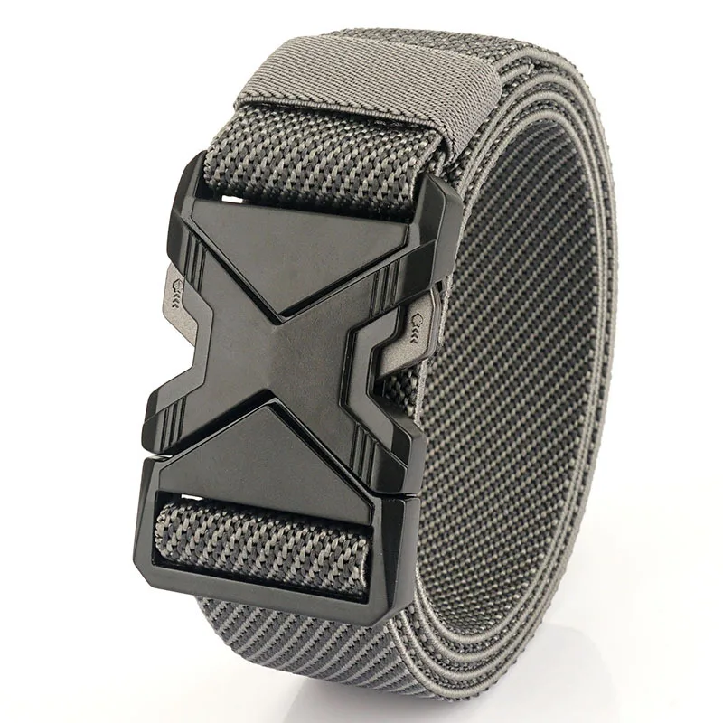 New Quick Release Metal Pluggable Buckle Tactical Belt Breathable Elastic Belts For Men Stretch Pants Waistband Hunting
New Quick Release Metal Pluggable Buckle Tactical Belt Breathable Elastic Belts For Men Stretch Pants Waistband Hunting