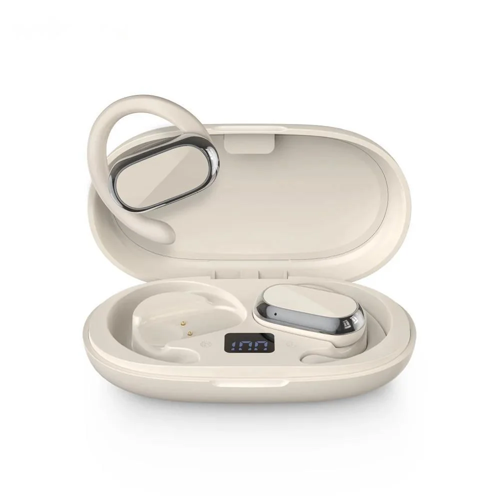 Bluetooth Earhook Earphones Open Ear Wireless Headphones with Rotatable Earhooks 48Hrs Playtime Deep Bass Mics Headset for Sport
Bluetooth Earhook Earphones Open Ear Wireless Headphones with Rotatable Earhooks 48Hrs Playtime Deep Bass Mics Headset for Sport