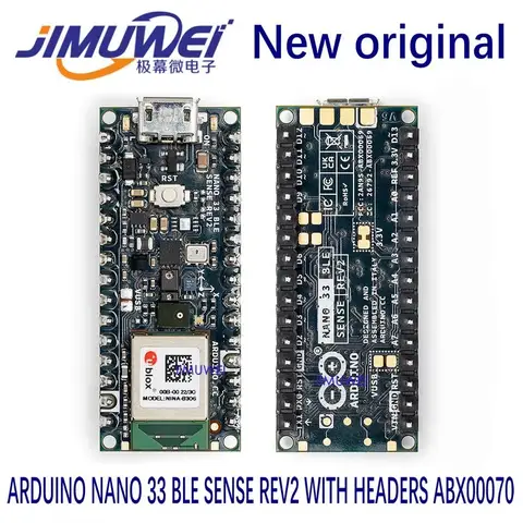 Arduino Nano 33 BLE Sense Rev2 with headers ABX00070 3.3V AI Development Board