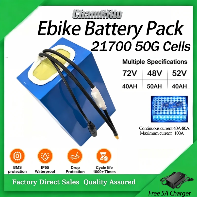 E bike 48v 30ah 50ah 1000w Battery Pack 18650 Electric Bicycle Escooter 52V 20ah 40Ah Battery 2000W Motorcycle Electric Vehicle
E bike 48v 30ah 50ah 1000w Battery Pack 18650 Electric Bicycle Escooter 52V 20ah 40Ah Battery 2000W Motorcycle Electric Vehicle