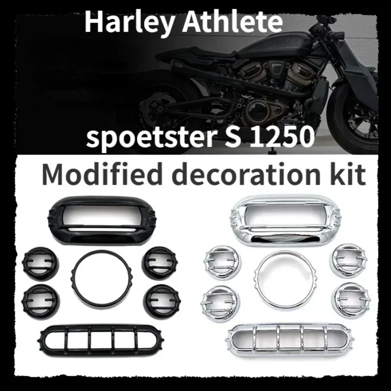 Motorcycle Headlight Cover Tail Light Turn Signal Cover Instrument Cover Conversion Decoration for Harley Sportster S 1250
Motorcycle Headlight Cover Tail Light Turn Signal Cover Instrument Cover Conversion Decoration for Harley Sportster S 1250