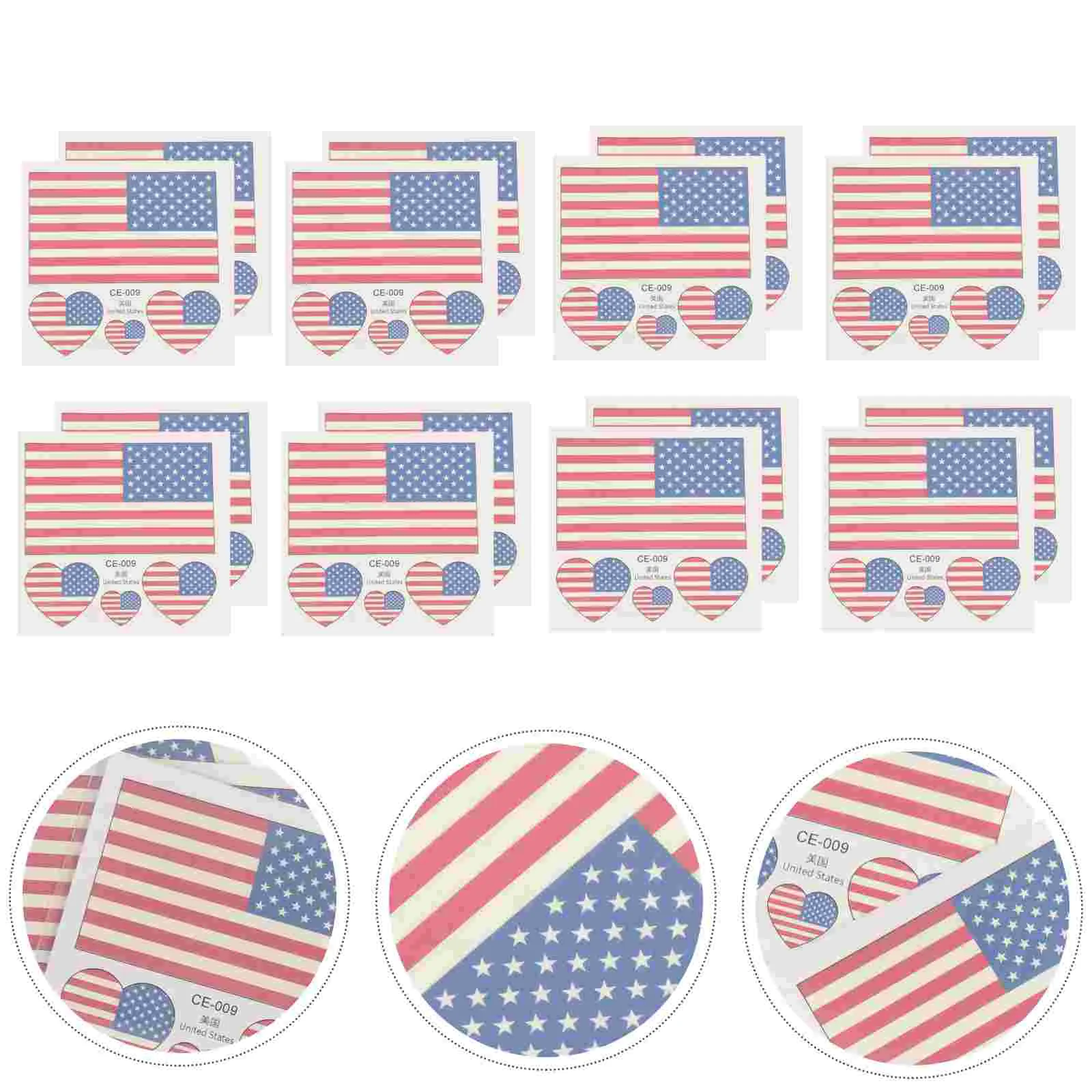 25 Pcs Sports Flag Heart Sticker Men and Women Waterproof Stickers Plastic Temporary Tattoos
25 Pcs Sports Flag Heart Sticker Men and Women Waterproof Stickers Plastic Temporary Tattoos