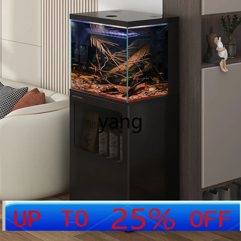 Lmm living room household small floor back filter ultra-white aquarium ecological goldfish tank
Lmm living room household small floor back filter ultra-white aquarium ecological goldfish tank