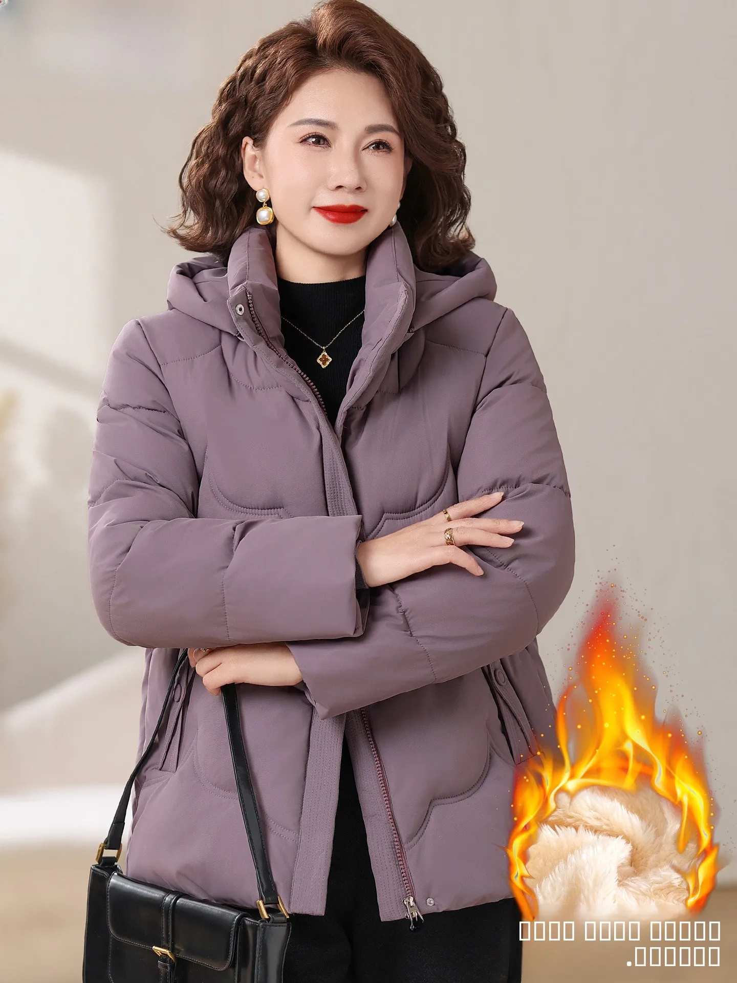 Утепленная зимняя куртка для женщин: теплая хлопковая куртка с капюшоном, прямой крой, стандартный размер, на молнии
Утепленная зимняя куртка для женщин: теплая хлопковая куртка с капюшоном, прямой крой, стандартный размер, на молнии