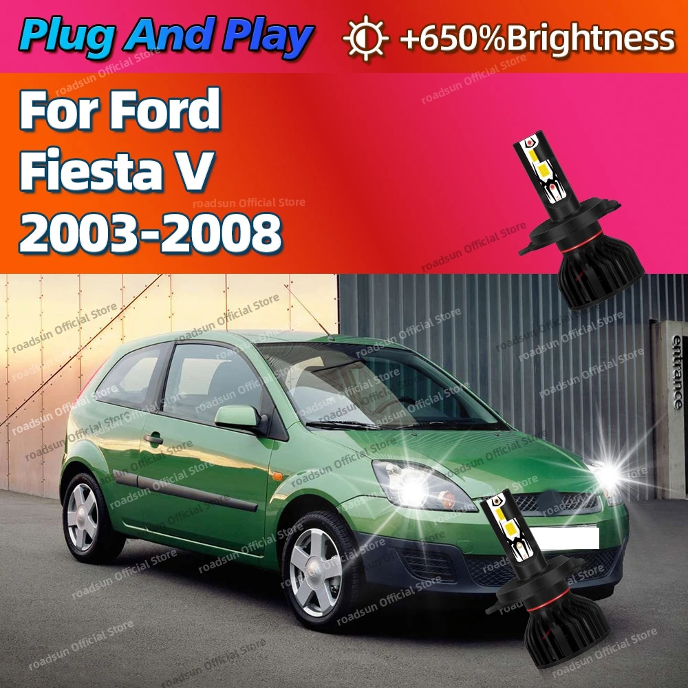 2Pcs LED Headlight CSP Chip H4 Bulb 6000K Bulbs Turbo Car Light 12V For Ford Fiesta V 2003 2004 2005 2006 2007 2008
2Pcs LED Headlight CSP Chip H4 Bulb 6000K Bulbs Turbo Car Light 12V For Ford Fiesta V 2003 2004 2005 2006 2007 2008