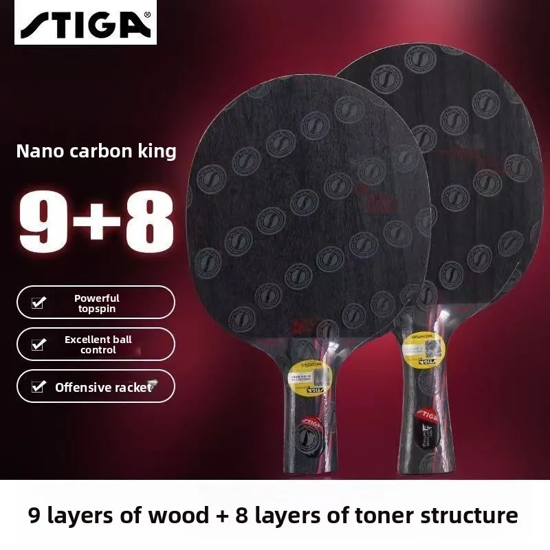 STIGA table tennis racket nano carbon king 9.8 carbon attacking table tennis bottom plate
STIGA table tennis racket nano carbon king 9.8 carbon attacking table tennis bottom plate