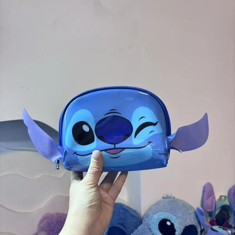 Stitch Makeup Bag Disney Cartoon Cute Character Blue Big Head PVC Large Capacity Storage Bag Travel Portable Handheld Commute
Stitch Makeup Bag Disney Cartoon Cute Character Blue Big Head PVC Large Capacity Storage Bag Travel Portable Handheld Commute