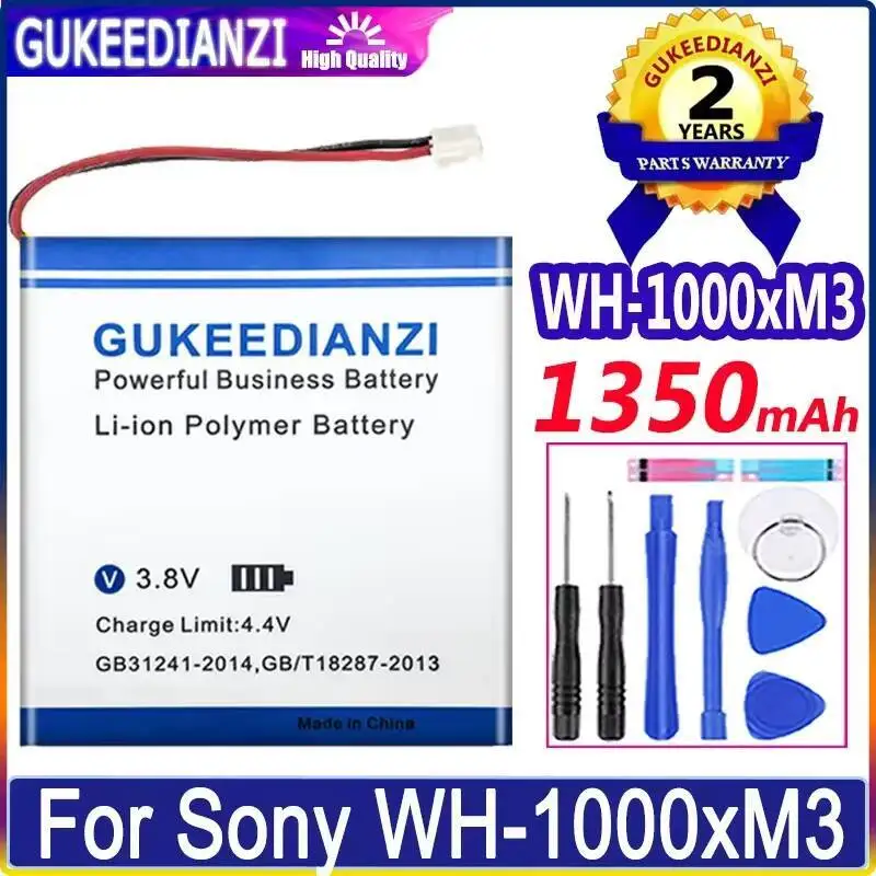 GUKEEDIANZI заменяет 1350 мАч SM-03 SP 624038 Аккумулятор для Sony WH-1000XM3 WH-1000MX4 WH-XB900N WH-CH710N, аккумулятор для гарнитуры
GUKEEDIANZI заменяет 1350 мАч SM-03 SP 624038 Аккумулятор для Sony WH-1000XM3 WH-1000MX4 WH-XB900N WH-CH710N, аккумулятор для гарнитуры