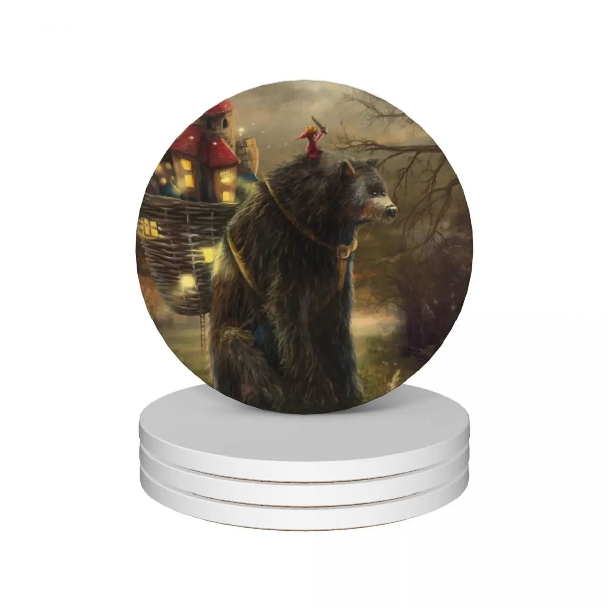 A Bear Who Carried A Kingdom Ceramic Coasters (Set of 4) ceramic set christmas Coasters
A Bear Who Carried A Kingdom Ceramic Coasters (Set of 4) ceramic set christmas Coasters