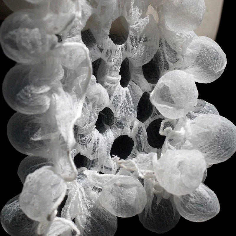 85x20cm 3D Seersucker Perspective Yarn Fabric Heat Setting Bubble Fabrics Concave Lace Fashion Cloth DIY Wedding Dress Clothing
85x20cm 3D Seersucker Perspective Yarn Fabric Heat Setting Bubble Fabrics Concave Lace Fashion Cloth DIY Wedding Dress Clothing
