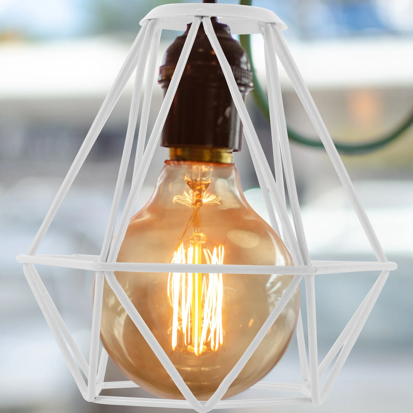 Retro Metal Lampshade White Hollow Diamond Weave Cover for Home Bar Restaurant Decorative Light Shade Protector Ceilings
Retro Metal Lampshade White Hollow Diamond Weave Cover for Home Bar Restaurant Decorative Light Shade Protector Ceilings