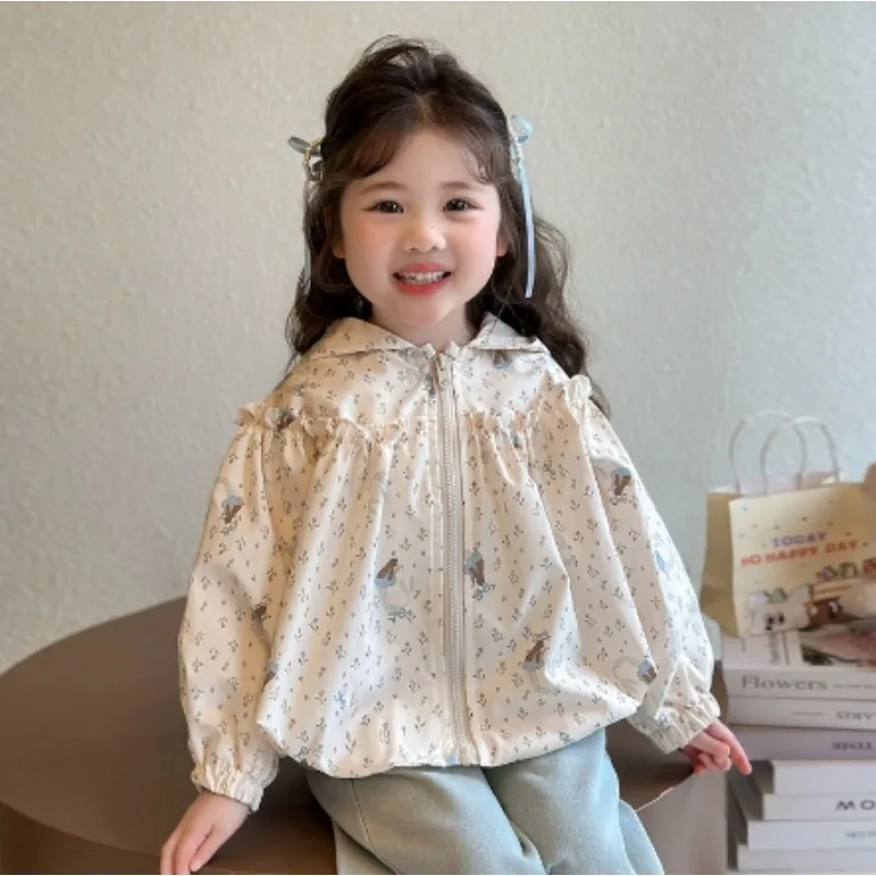 2025 Spring Korean Children's and Girls' Western Style Floral Printed Hooded Casual Coat Baby Girl Clothes
2025 Spring Korean Children's and Girls' Western Style Floral Printed Hooded Casual Coat Baby Girl Clothes