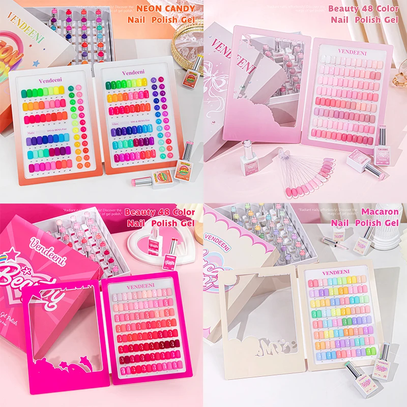48 Colors Nail Gel Polish Set Macaron Neon Candy Pastel Pink Solid UV LED Soak Off Varnish Glossy Nail Art Manicure Salon Kit
48 Colors Nail Gel Polish Set Macaron Neon Candy Pastel Pink Solid UV LED Soak Off Varnish Glossy Nail Art Manicure Salon Kit
