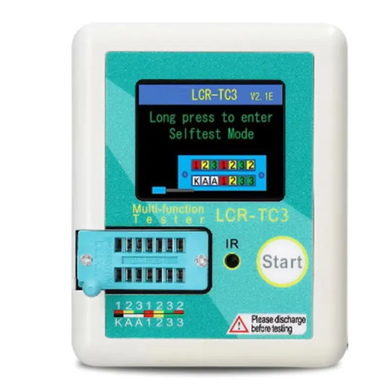 ABXF-New LCR-TC3 Transistor Tester Zener Diode Voltage Regulator NPN PNP Bipolar Potentiometer Inductor Capacitor Thyristor
ABXF-New LCR-TC3 Transistor Tester Zener Diode Voltage Regulator NPN PNP Bipolar Potentiometer Inductor Capacitor Thyristor