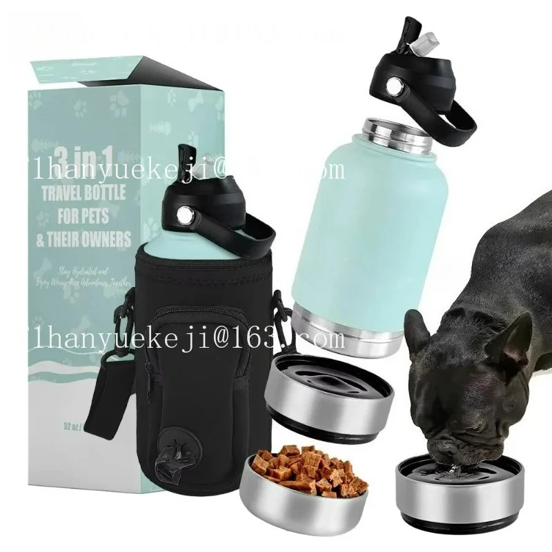 3-in-1 Water Bottle Portable Pet Travel 304 Stainless Steel Safe Large Capacity Bowl
3-in-1 Water Bottle Portable Pet Travel 304 Stainless Steel Safe Large Capacity Bowl