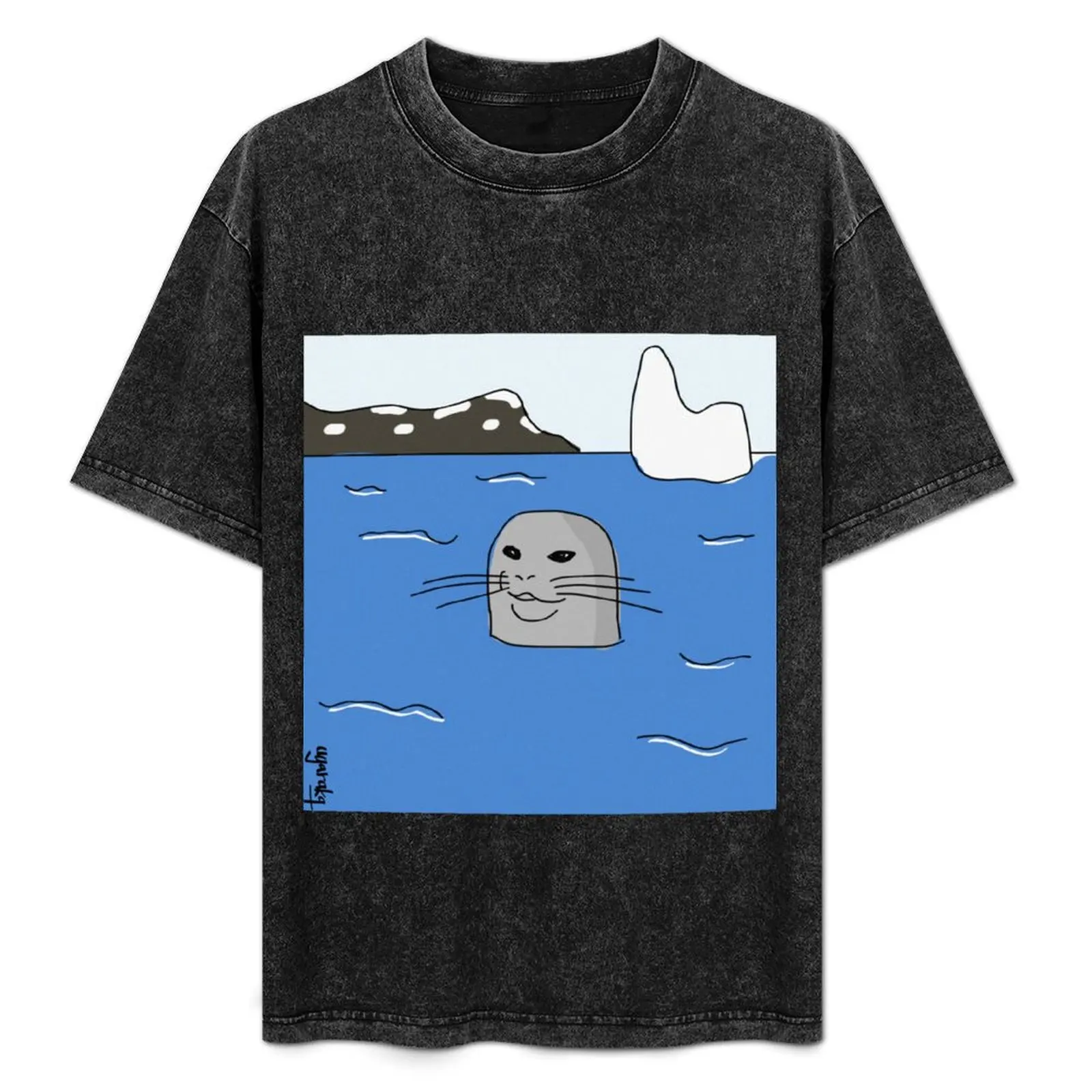 Smudge the seal - Part 2 T-Shirt Lightweight Basic Short Sleeve Shirt
Smudge the seal - Part 2 T-Shirt Lightweight Basic Short Sleeve Shirt