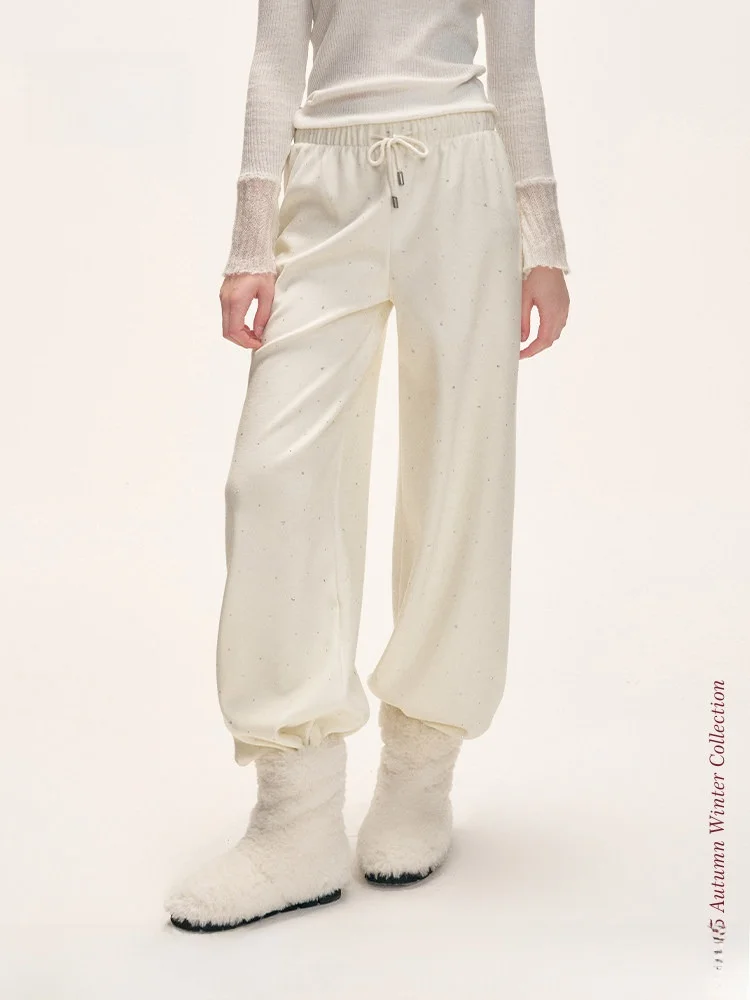 Вязаные брюки Liilou из серебристого бархата с широкими штанинами, повседневные, с высокой талией, из полиэстеровой смеси, для отдыха
Вязаные брюки Liilou из серебристого бархата с широкими штанинами, повседневные, с высокой талией, из полиэстеровой смеси, для отдыха