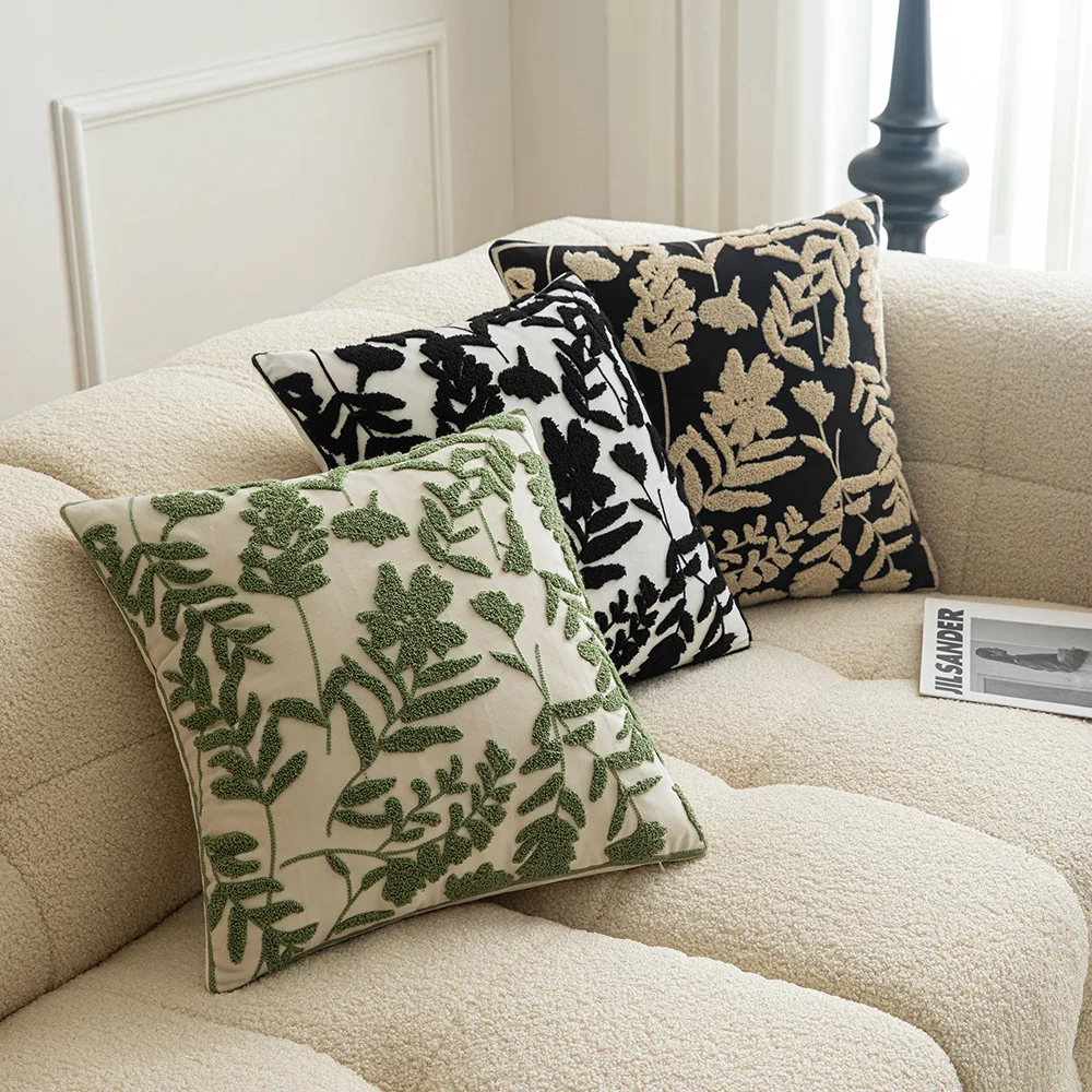 45x45cm French Nordic Embroidery Pillowcase Cover Light Luxury Flower Waist Cushion Cover Decor Home Decorative Pillowcase
45x45cm French Nordic Embroidery Pillowcase Cover Light Luxury Flower Waist Cushion Cover Decor Home Decorative Pillowcase