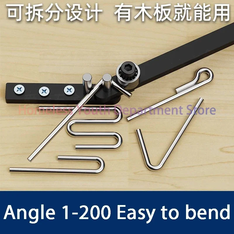 Manual Iron Wire Bender Tool - Solid 304 Stainless Steel Rebar Round Rod Bar Stirrups Bending Machine for DIY, Metalworking Hook
Manual Iron Wire Bender Tool - Solid 304 Stainless Steel Rebar Round Rod Bar Stirrups Bending Machine for DIY, Metalworking Hook