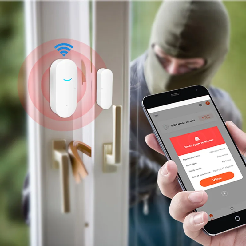 WiFi Version Tuya Smart Life Home App Alert Function Mini Door Sensor Alarm Prevent Anti-Theft Burglar Window Security Detector
WiFi Version Tuya Smart Life Home App Alert Function Mini Door Sensor Alarm Prevent Anti-Theft Burglar Window Security Detector