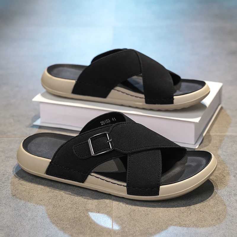Fashion Summer Beach Slides Stylish All-match Anti Slip Breathable Comfortable Men Women Seaside Daily Casual Slippers
Fashion Summer Beach Slides Stylish All-match Anti Slip Breathable Comfortable Men Women Seaside Daily Casual Slippers