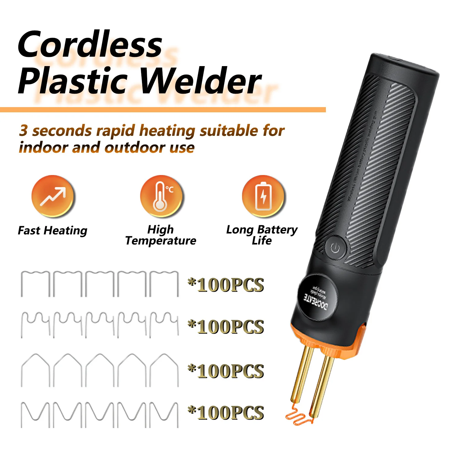 Portable Hot Stapler Plastic Welding Machine Car Bumper Repair Kit PVC Plastic Repairs Wireless Handheld Plastic Soldering Gun
Portable Hot Stapler Plastic Welding Machine Car Bumper Repair Kit PVC Plastic Repairs Wireless Handheld Plastic Soldering Gun