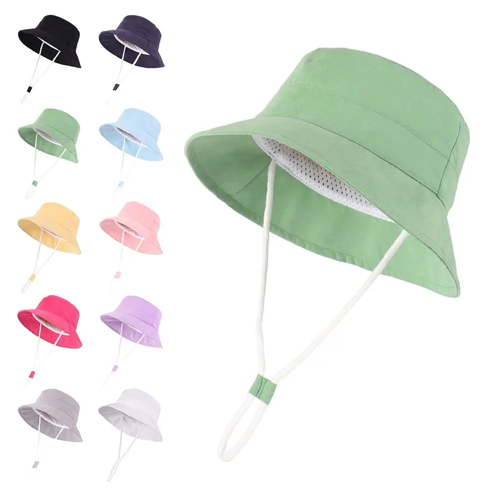 Adjustable Kids Baby Sun Hat Sun Protective Wide Brim Toddler Bucket Hat Summer Solid Color Boys Girls Beach Hats
Adjustable Kids Baby Sun Hat Sun Protective Wide Brim Toddler Bucket Hat Summer Solid Color Boys Girls Beach Hats