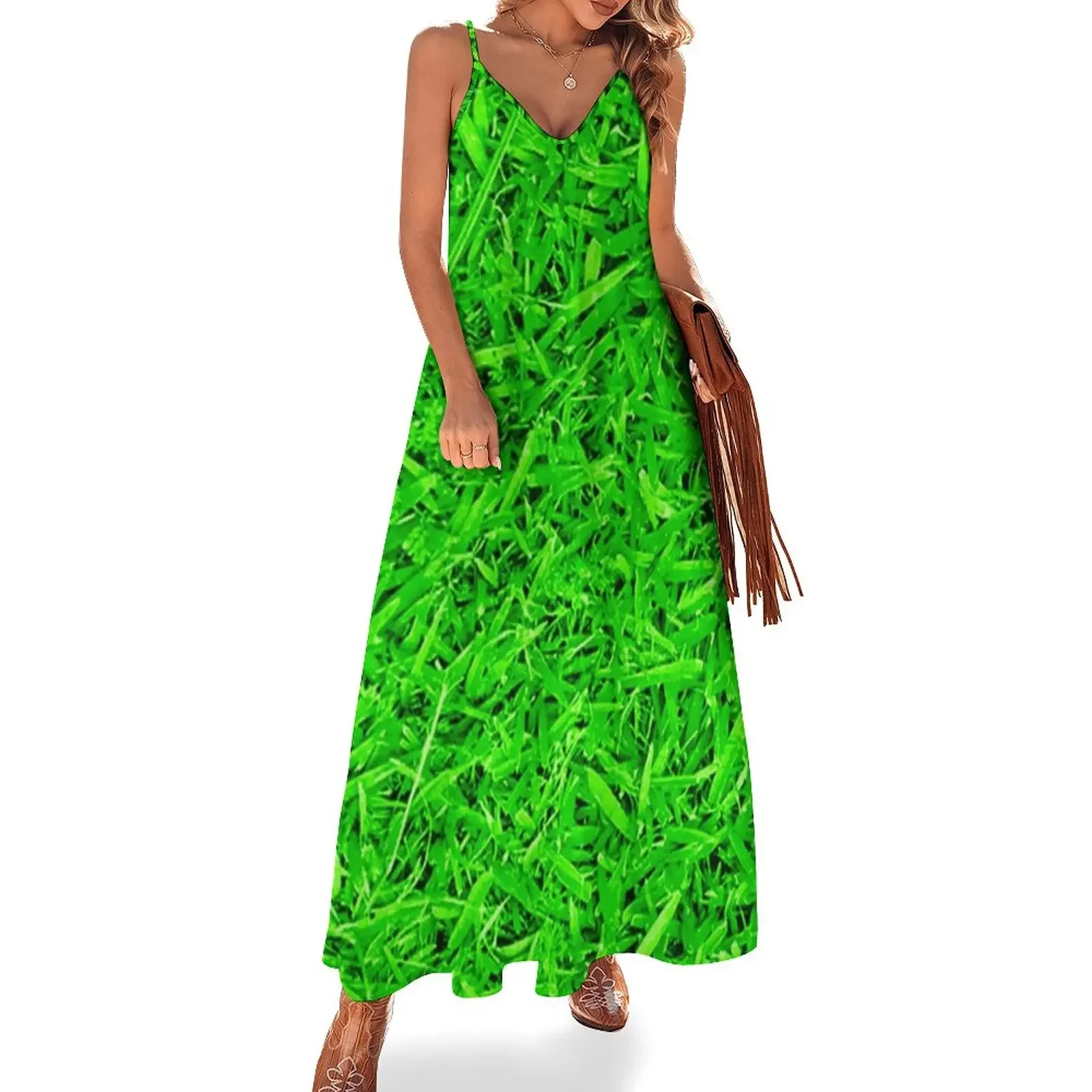 Natural Grass Print Sleeveless Dress Women's summer suit sexy short dresses daring dress summer Dress
Natural Grass Print Sleeveless Dress Women's summer suit sexy short dresses daring dress summer Dress
