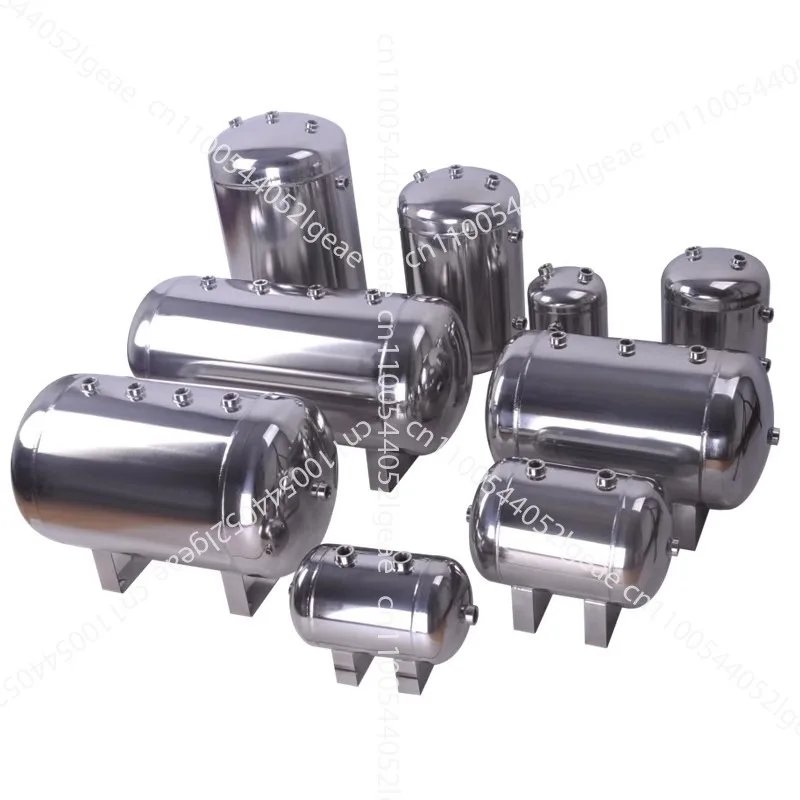 304 Stainless Steel Air Storage Tank Small Pressure Tank Air Compressor Vacuum Buffer Tank
304 Stainless Steel Air Storage Tank Small Pressure Tank Air Compressor Vacuum Buffer Tank
