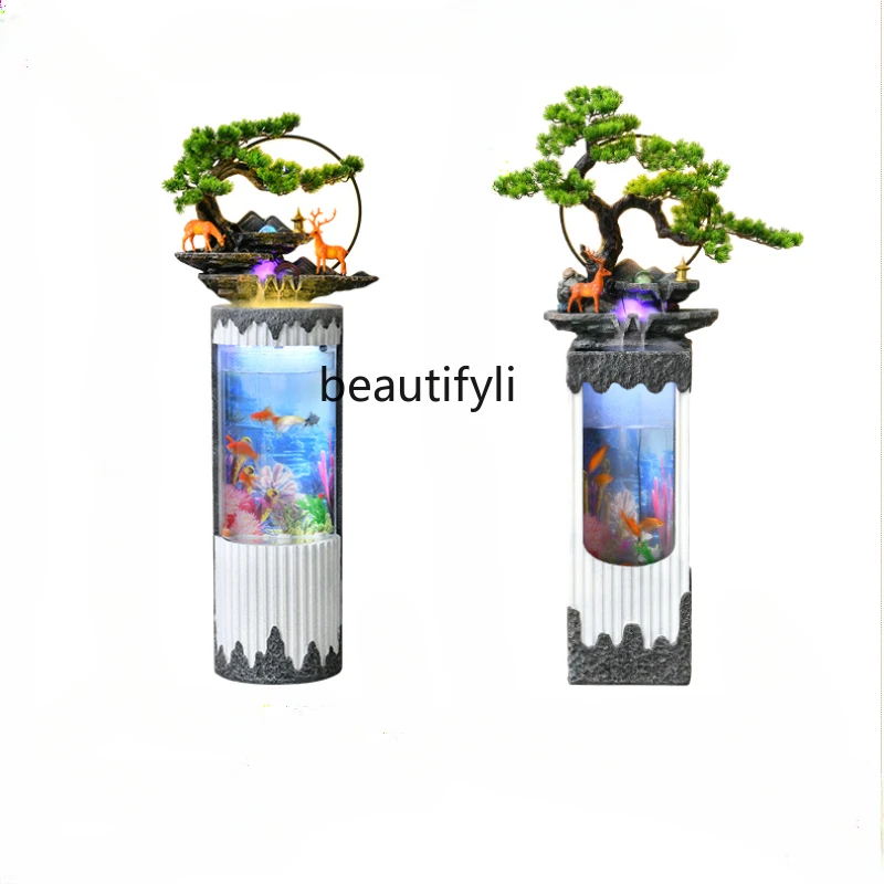Living Room Fish Tank Flowing Water Ornaments Rockery Floor Lobby Hotel Club Tea Room Landscape Decoration Fountain
Living Room Fish Tank Flowing Water Ornaments Rockery Floor Lobby Hotel Club Tea Room Landscape Decoration Fountain