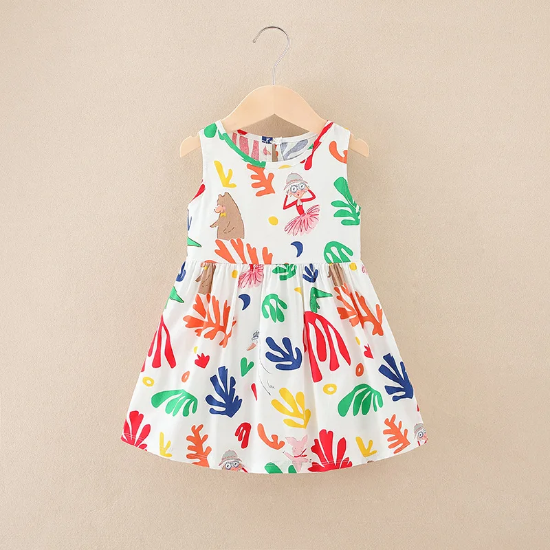 Girl Dress Cotton Summer Kids Clothes Girls Children Flower Dresses Sleeveless Princess Party Outfit Children's Clothing
Girl Dress Cotton Summer Kids Clothes Girls Children Flower Dresses Sleeveless Princess Party Outfit Children's Clothing