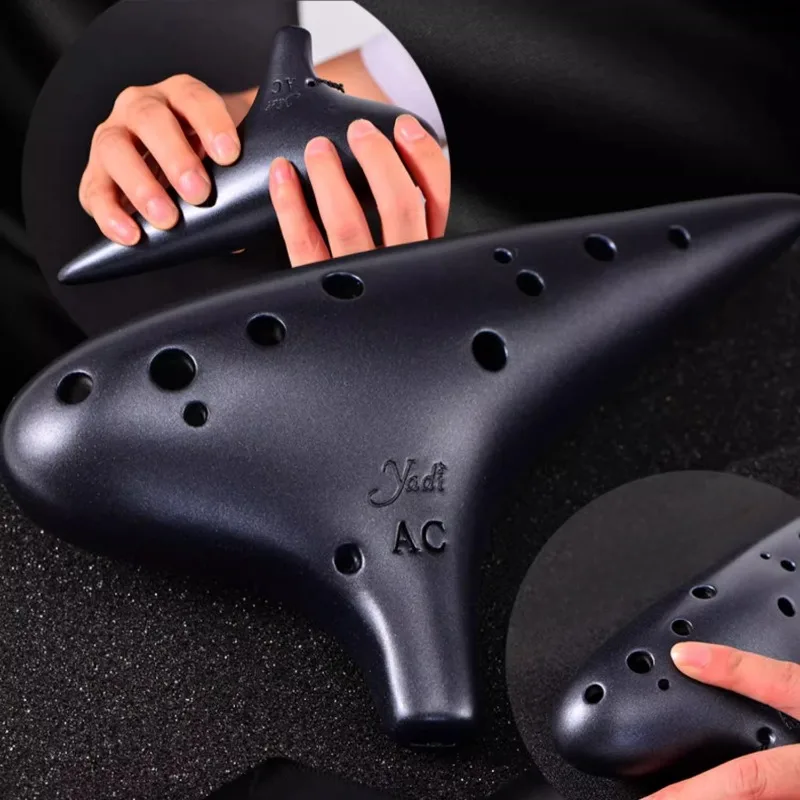 Ceramic Frosted Ocarina 12 Hole AC Tune Funny Orff Instruments Professional Beginner Student Ocarina Musical Instruments
Ceramic Frosted Ocarina 12 Hole AC Tune Funny Orff Instruments Professional Beginner Student Ocarina Musical Instruments