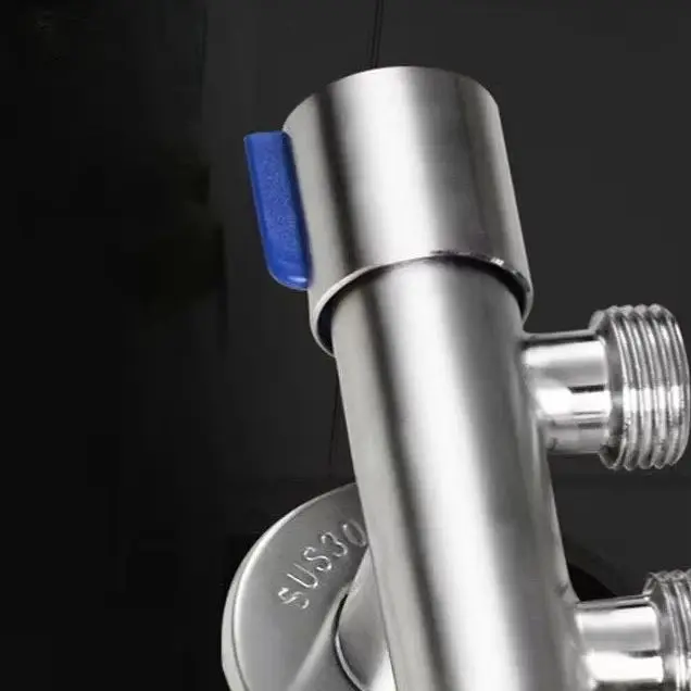 Bathroom Faucet Dual Control Double Handle Stainless Steel Cold Water Faucet Bathroom Washing Machine Faucet Triangle Valve
Bathroom Faucet Dual Control Double Handle Stainless Steel Cold Water Faucet Bathroom Washing Machine Faucet Triangle Valve