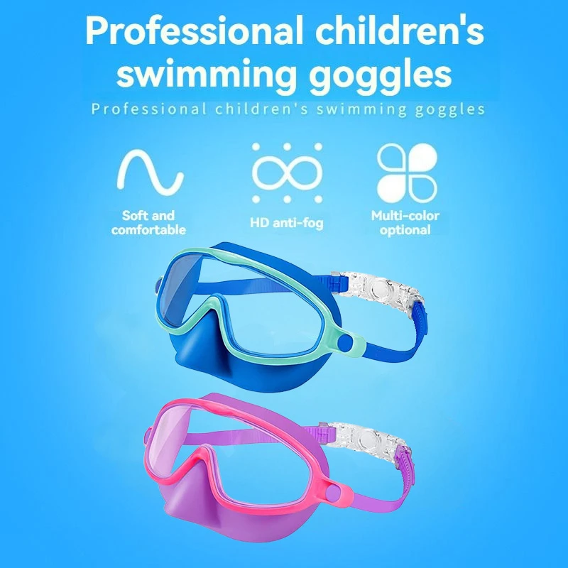 Kid Swimming Goggles with Nose Cover Anti-UV Anti-Fog Large Frame Silicone Diving Glasses Children Swim Eyewear Pool Accessories
Kid Swimming Goggles with Nose Cover Anti-UV Anti-Fog Large Frame Silicone Diving Glasses Children Swim Eyewear Pool Accessories
