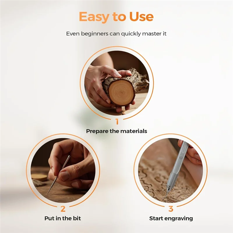 Cordless Engraving Pen With 7 Drill Bits USB Rechargeable For Jewelry Wood Glass Stoneabkw
Cordless Engraving Pen With 7 Drill Bits USB Rechargeable For Jewelry Wood Glass Stoneabkw