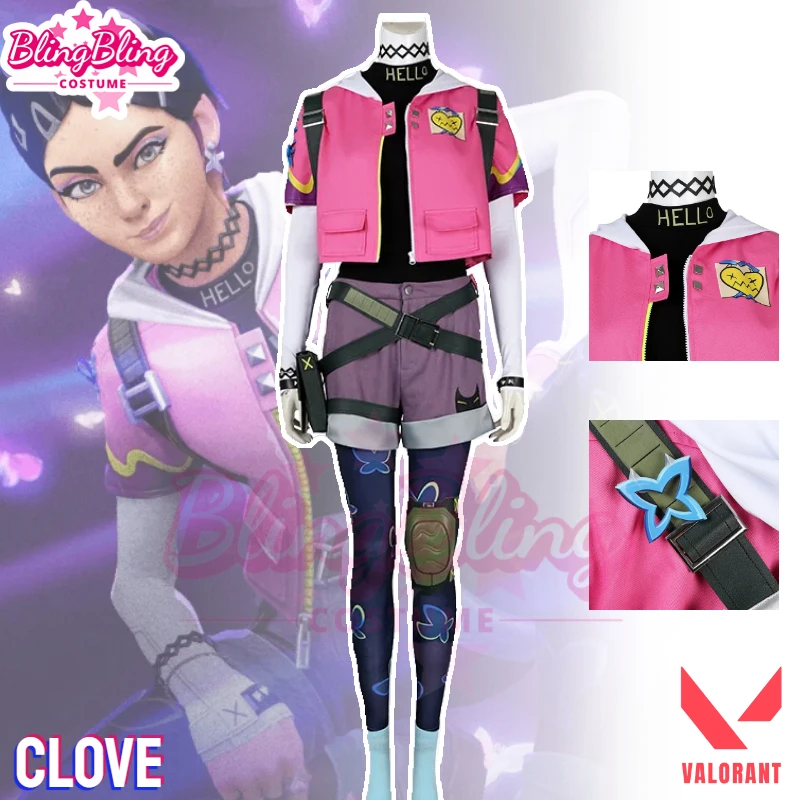 Valorant Clove Cosplay Game Valorant Clove Cosplay Smoke Dancer Costumes Clove Cosplay Halloween Carnival Party Clothes
Valorant Clove Cosplay Game Valorant Clove Cosplay Smoke Dancer Costumes Clove Cosplay Halloween Carnival Party Clothes