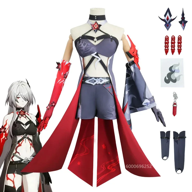 Honkai Star Rail Red Acheron Galaxy Ranger Cosplay Outfit with Wig Accessories Raiden Bosenmori Mei Dress and Prop for Women
Honkai Star Rail Red Acheron Galaxy Ranger Cosplay Outfit with Wig Accessories Raiden Bosenmori Mei Dress and Prop for Women