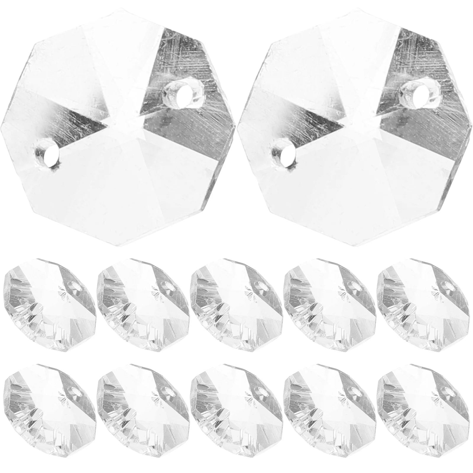 100pcs Crystal Octagonal Beads Glass Curtain Decor For Home Window Door Hanging Clear Charms Diy Craft Beading Kit
100pcs Crystal Octagonal Beads Glass Curtain Decor For Home Window Door Hanging Clear Charms Diy Craft Beading Kit