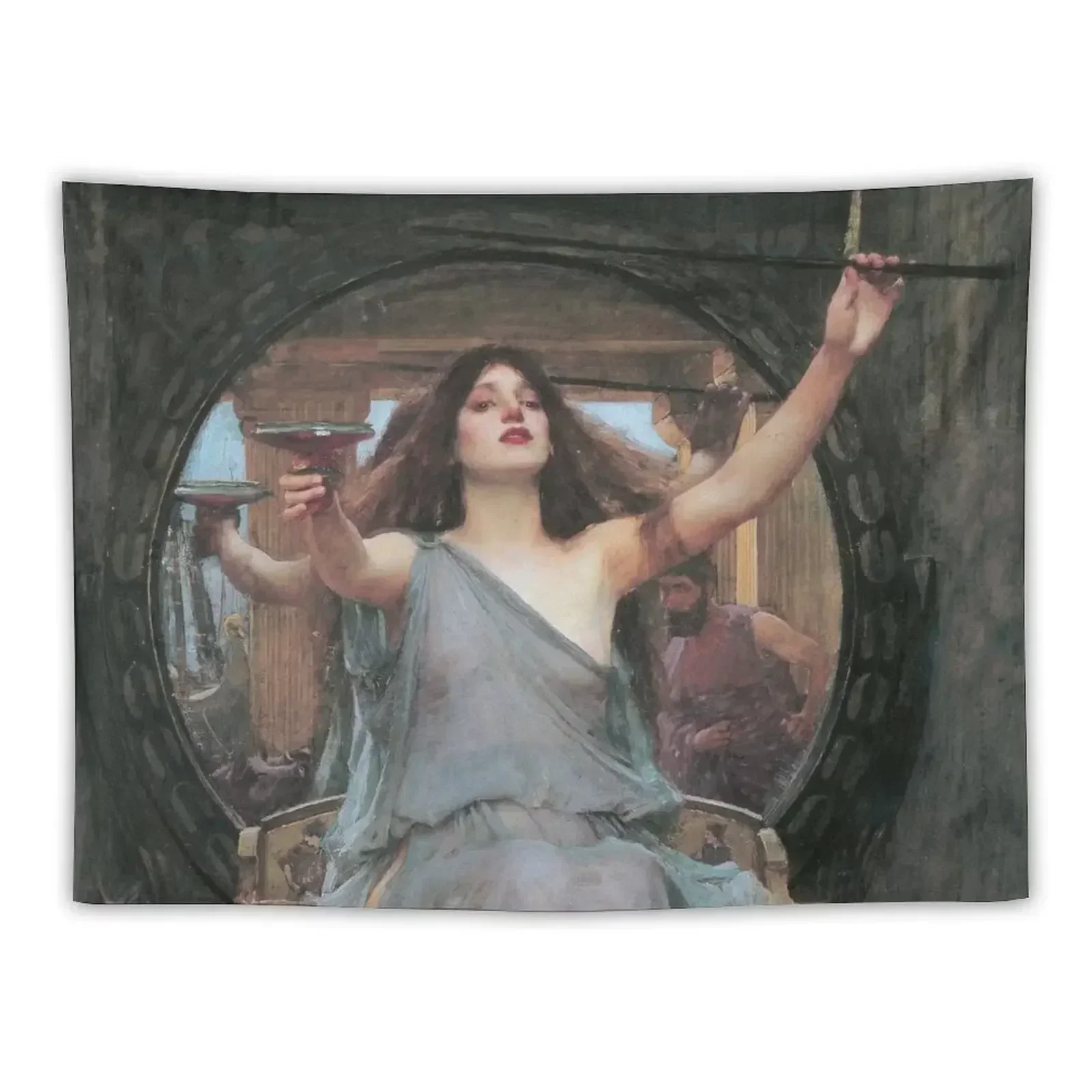 CIRCE OFFERING THE CUP TO ULYSSES - JOHN WILLIAM WATERHOUSE Tapestry Wall Decoration Tapestry
CIRCE OFFERING THE CUP TO ULYSSES - JOHN WILLIAM WATERHOUSE Tapestry Wall Decoration Tapestry