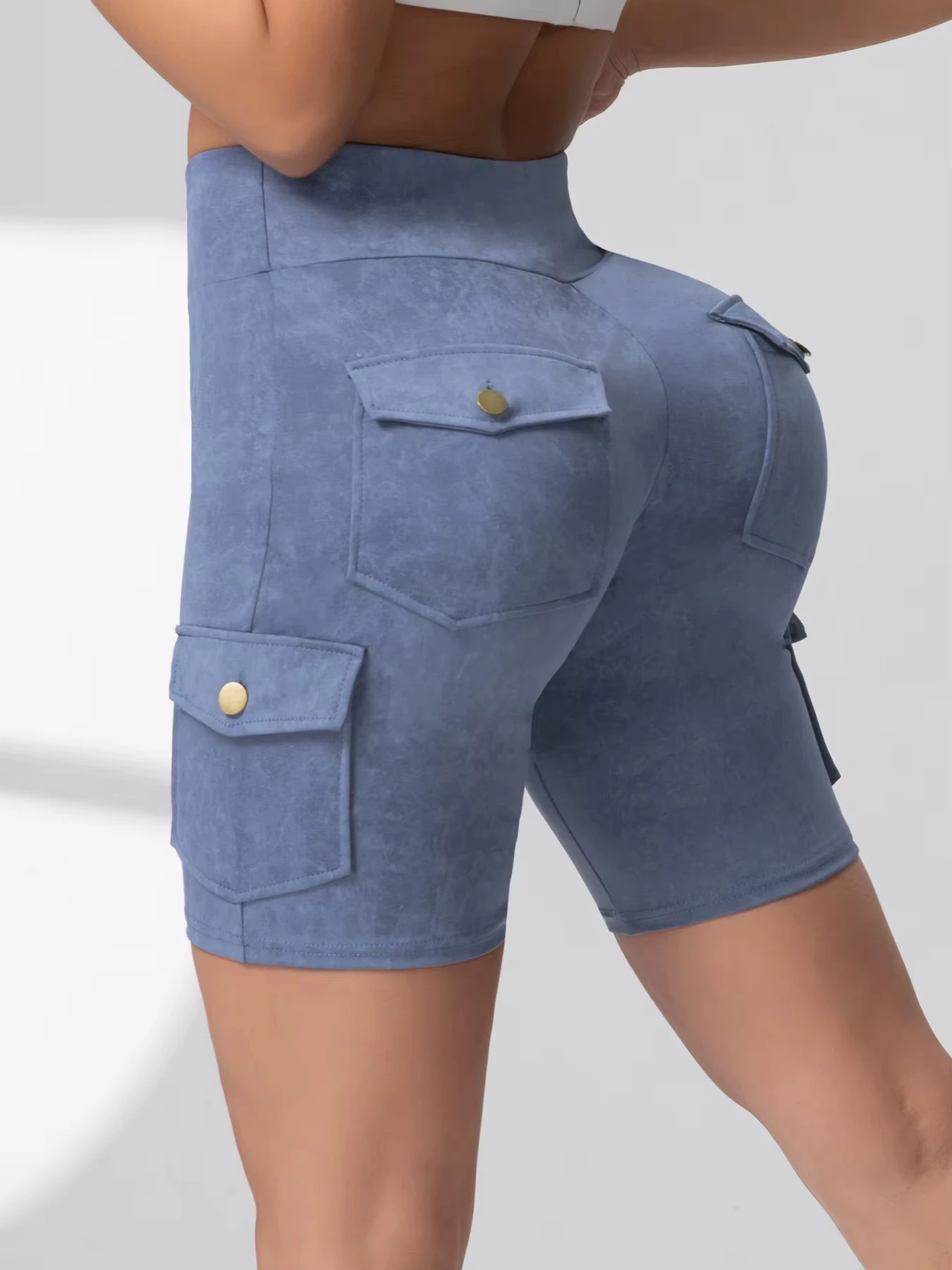 Women High Waiste Wash Cargo Shorts Wth Pockets Butt Lifting Tummy Tight Elastic Slim Running Workout Shorts Streetwear
Women High Waiste Wash Cargo Shorts Wth Pockets Butt Lifting Tummy Tight Elastic Slim Running Workout Shorts Streetwear