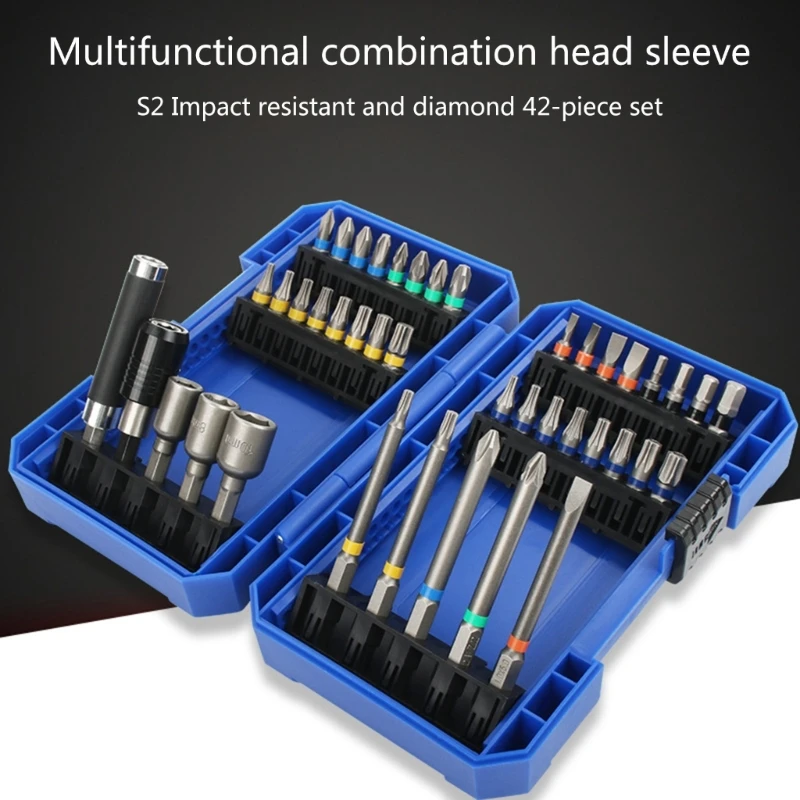 Electronics Precision Screwdriver Sets 42Pcs Screwdriver Magnetic Bit Repair Tool Kit for Mobile Phone Laptop M4YD
Electronics Precision Screwdriver Sets 42Pcs Screwdriver Magnetic Bit Repair Tool Kit for Mobile Phone Laptop M4YD