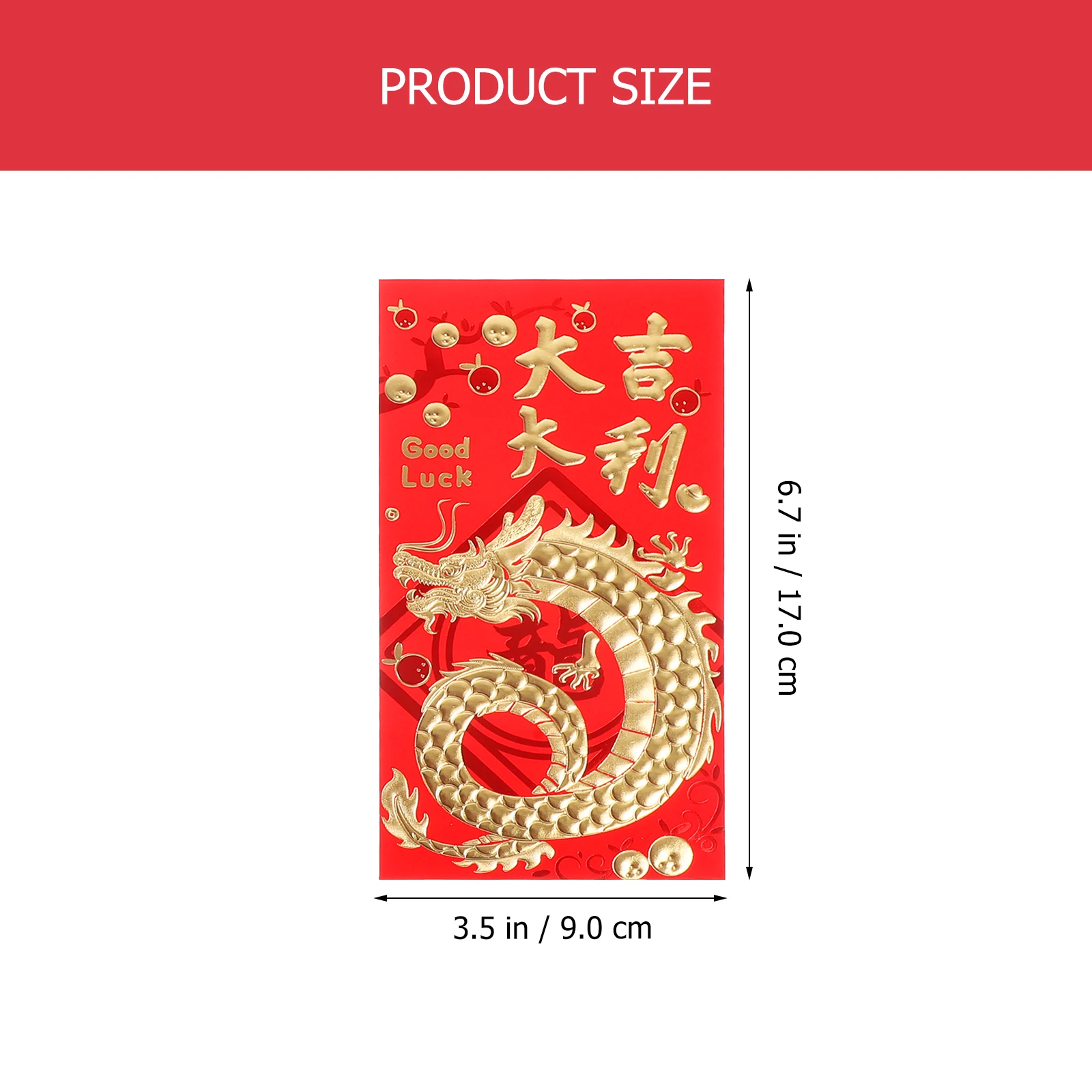 30 Pcs Large Hot Stamping Red Envelope Bag Money Envelopes for Cash Paper Hongbao
30 Pcs Large Hot Stamping Red Envelope Bag Money Envelopes for Cash Paper Hongbao