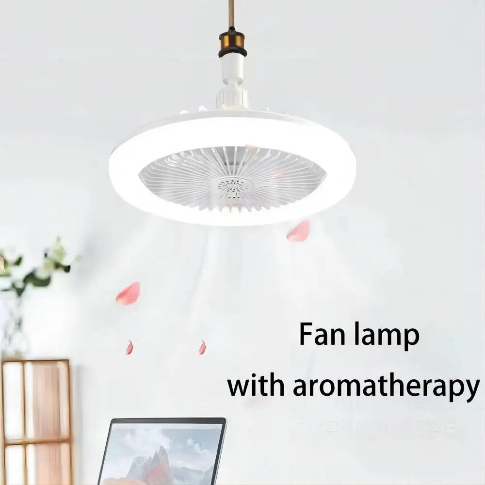 Energy-saving remote control LED ceiling fan light, E27 lamp head, mute wind power easy to install, suitable for bedroom
Energy-saving remote control LED ceiling fan light, E27 lamp head, mute wind power easy to install, suitable for bedroom