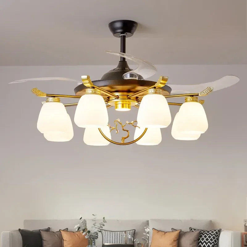 GISELLE Modern Stealth Fan Light Luxury Living Room Restaurant Bedroom Ceiling Fan Light Remote LED Electric Fan Light
GISELLE Modern Stealth Fan Light Luxury Living Room Restaurant Bedroom Ceiling Fan Light Remote LED Electric Fan Light